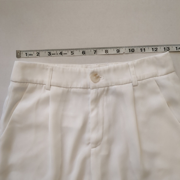 American Threads White Wide Leg Women's Pants , Size S - Picture 4 of 11
